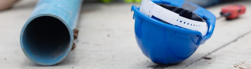 An injured construction worker